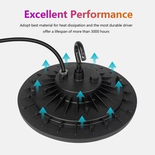 100-300W UFO LED Hallenbeleuchtung Industrielampe High bay Hallenstrahler Lampe