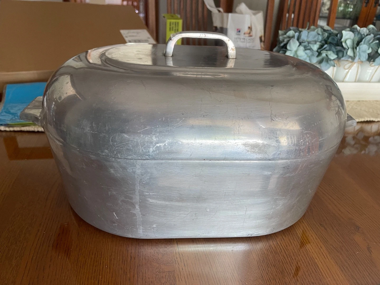 Vintage Wagner Ware Sidney -O- Magnalite 4269 17 Qt Roaster No Trivet