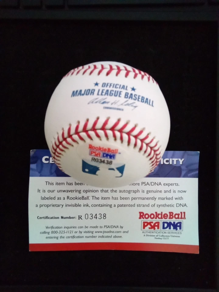 FERNANDO MARTINEZ Autograph Baseball MLB Rookie Ball PSA COA NEW YORK METS - Image 4 of 4