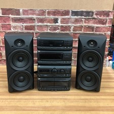 JVC MX-D75T Micro HiFi Component System 3-CD Changer Dual Cassette TESTED