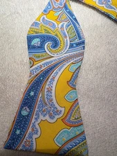 NEW Daniel Cremieux  Men's Self Tie Patterned Bow Tie  Ret. $39.50  NWT 