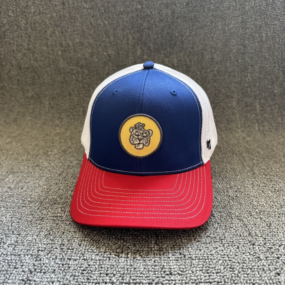 '47 Brand Tiger Mascot Trucker Snapback Blue Red White OSFA Hat