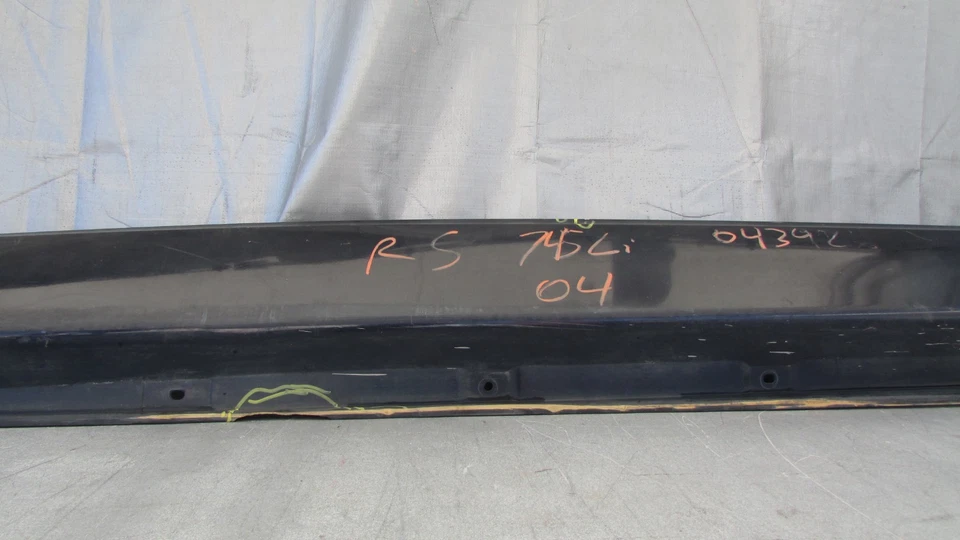 BMW 750LI 760LI 2006-2008 pasajero lado derecho basculante moldeado faldón lateral negro Foto 4 de 4