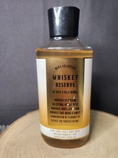 1 BATH & BODY WORKS WHISKEY RESERVE FOR MEN'S 3 IN 1 HAIR FACE WASH SHOWER GEL