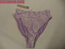 TopShop Considered Women's Swimwear Size 2 Purple/White Bikini Bottoms