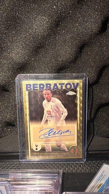 Dimitar Berbatov 1/1 Superfractor Auto Topps Chrome UCC