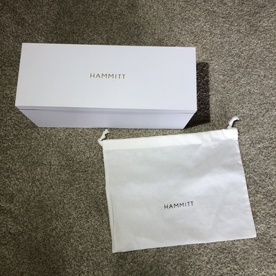 Hammitt Los Angeles White Hinged Empty Gift Box 13 X 5 X 5 And Dust Cover