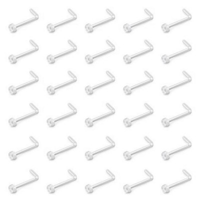  60 Pcs Modeschmuck Unsichtbarer Nasenring Nasenschmuck Nasenringe