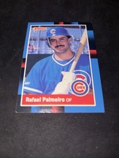 1988 Donruss - Rafael Palmeiro #324 Solid Blue Upper Right Corner