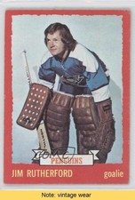 1973-74 O-Pee-Chee Dark Back Jim Rutherford #59 READ 0f8