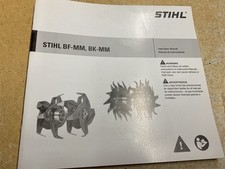 Stihl BF-KM & BK-MM Mini Cultivator Instruction Manual New