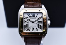Cartier Santos 100 XL 38mm Steel & 18ct Gold Watch 2656 | 2016 Papers