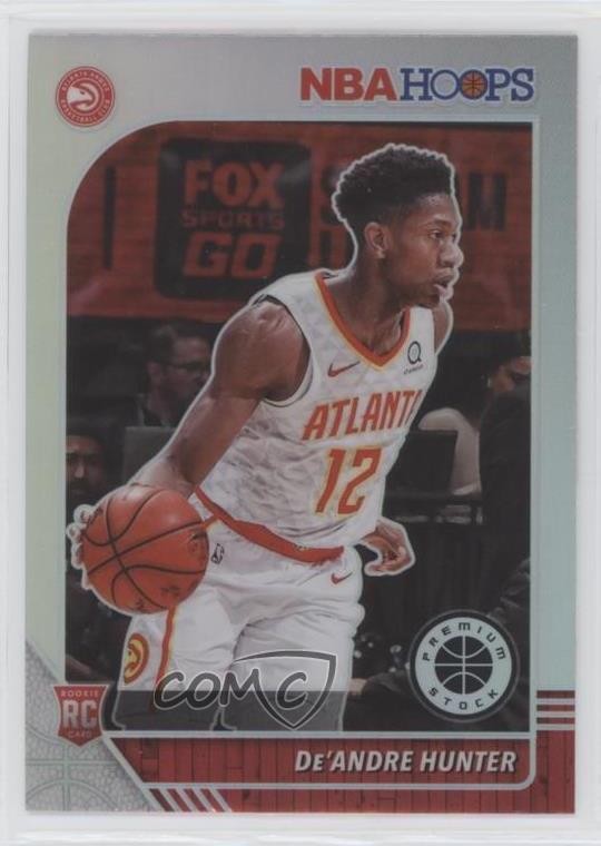 2019-20 Panini NBA Hoops Premium Stock Silver Prizm De'Andre Hunter #202 05si