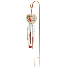 Cardinal Memorial Wind Chime Stake by Fox RiverTM Creations