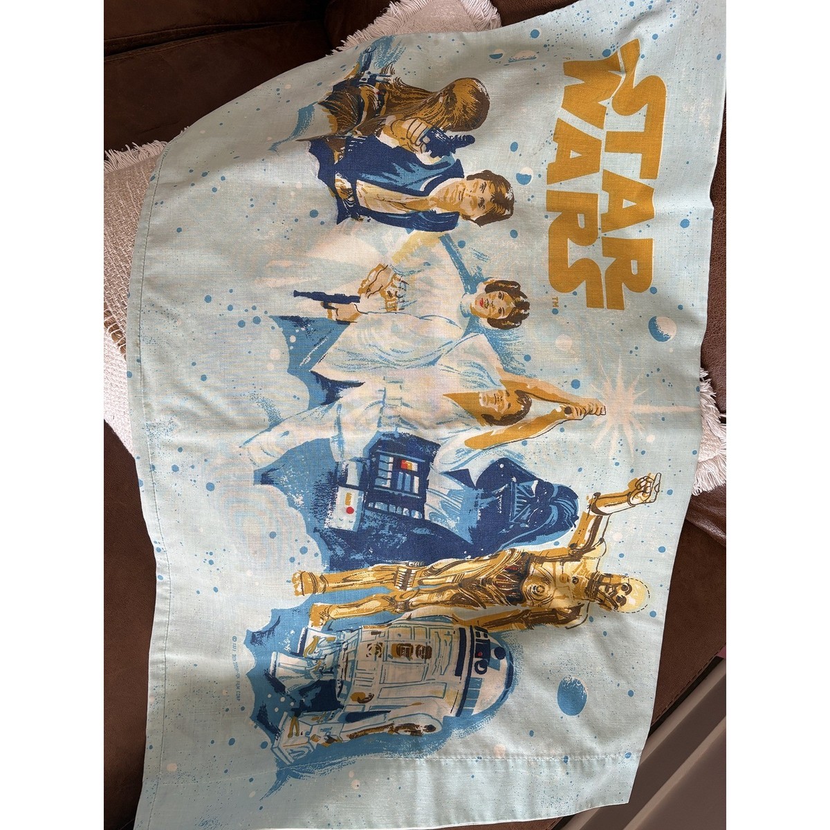 【海外購入】STARWARS 枕カバー スターウォーズ　ビンテージ　1979年 海外購入】STARWARS 枕カバー スターウォーズ ビンテージ 1979年
