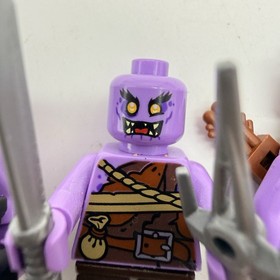 3 LEGO Ninjago Gleck Minifigure 71718 -19 Master of the Mountain Goblin No Hair