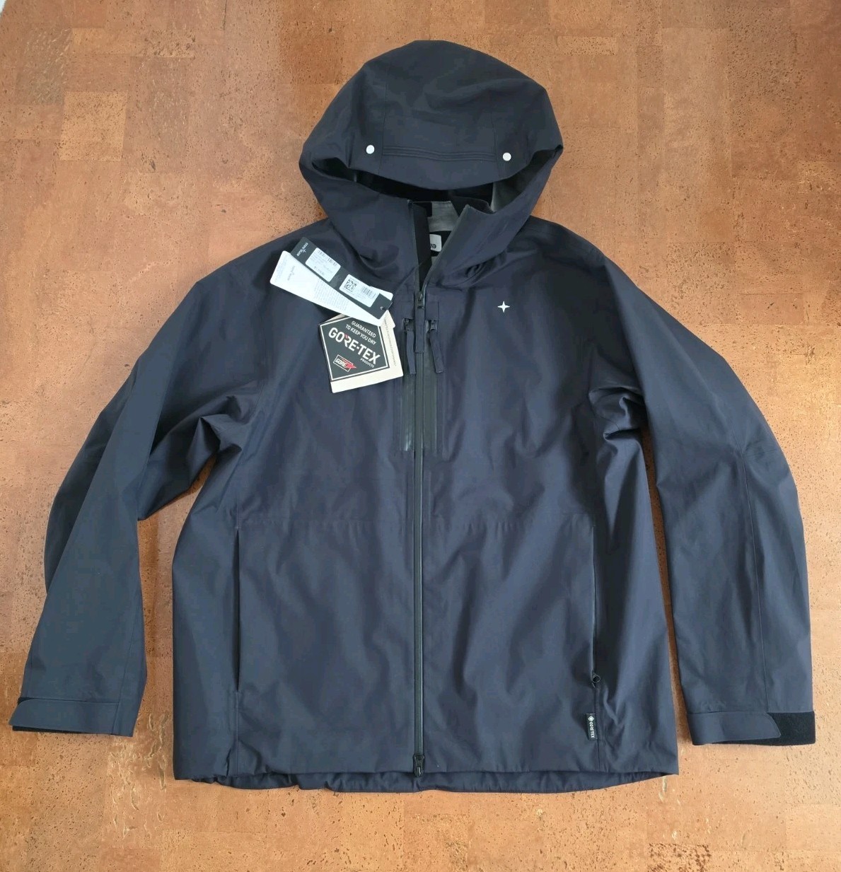 Stone Island Stellina Waterproof 3L Gore-Tex Ghost Piece jacket XL Navy Blue