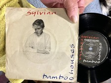 SYLVIAN & SAKAMOTO - Bamboo Houses 7? Single Vinyl Record 1982 Virgin VS510 Vg+