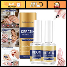Moisturizing Keratin Nail Care Oil - Strengthens  Glossy Finish, Aloe Vera  La
