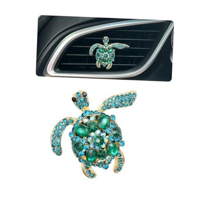 #ad #ad Sea Turtle Car Accessories1pc Bling Turtle Air Vent Clip Car Air $22.86