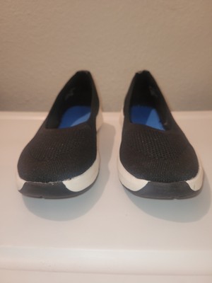 Time & Tru Black Kool Knit Flexible Comfort Ballet Shoe Size 8. Pre-Owned 