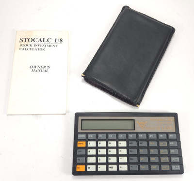 Stock Investor Calculator: Stocalc 1/8 - Value Line Case Manual New Batt - Works
