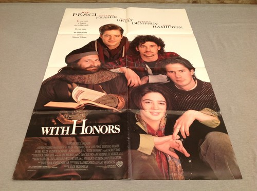 1994 With Honors Original Movie House Full Sheet Poster