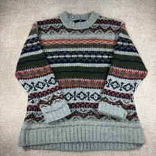 Vintage Consensus Sportswear MENS M Sweater Striped 90s Cosby Grandpa Cottage
