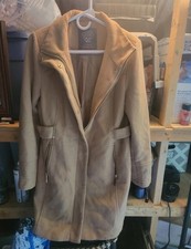 Womens Vince Camuto Tan Coat Size Medium Good...