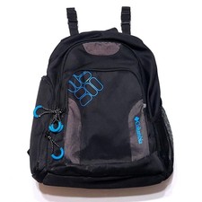 Columbia Diaper Bag Backpack Black Turquoise Unisex Baby Travel Changing Pad