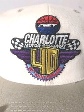 Charlotte Motor Speedway 40th Annivesary NASCAR Cap Embroidered New