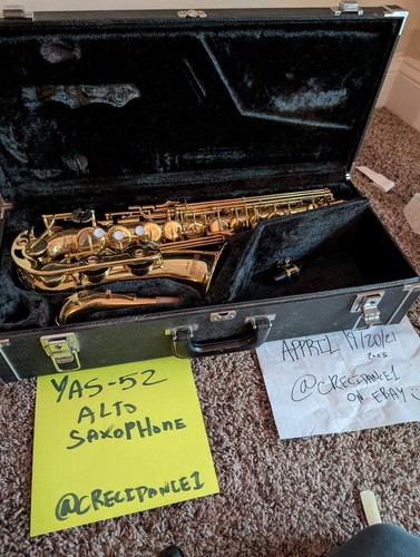 Yamaha YAS 52 Alto Saxophone (READ DESCRIPTION. NEEDS REPAIRS)