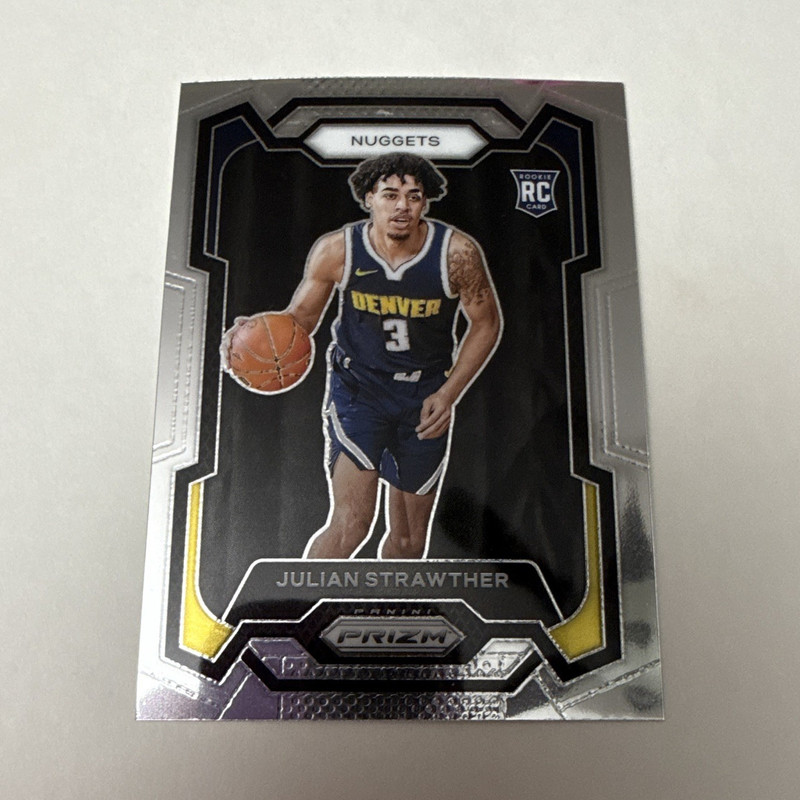 Panini Prizm 2023-24 Julian Strawther RC Rookie Base #133 Denver Nuggets
