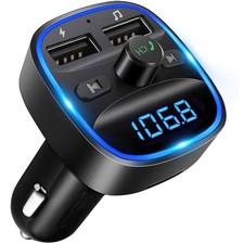 New for 2025: FM Transmitter Car Charger Bluetooth USB Fast Charging