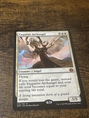 1x Exquisite Archangel Light Play, Japanese Aether Revolt MTG Magic