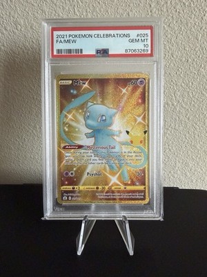 Mew 25 Pokemon Celebrations Gem Mint PSA 10 | eBay