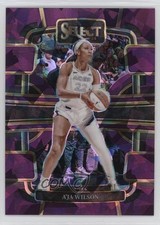 2024 Panini Select WNBA Concourse Purple Ice Prizm /149 A'ja Wilson #86 9cf