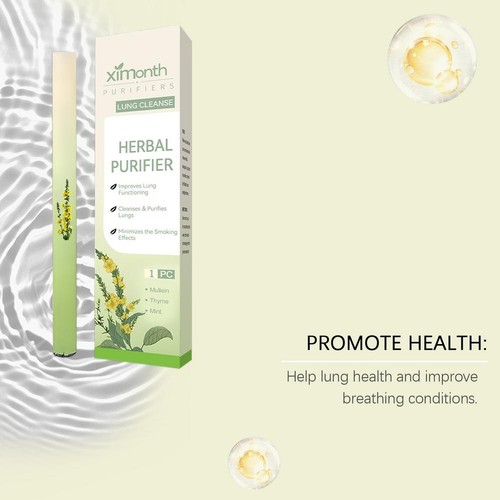 Herbal Diffuser Pen with Extracts of Mullein,hyme and Mint for Lung Cleansi- - Picture 16 of 23