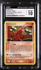 Pokémon Sudowoodo Unseen Forces 15/115 Reverse Holo | CGC 10 | Pop 20 on eBay