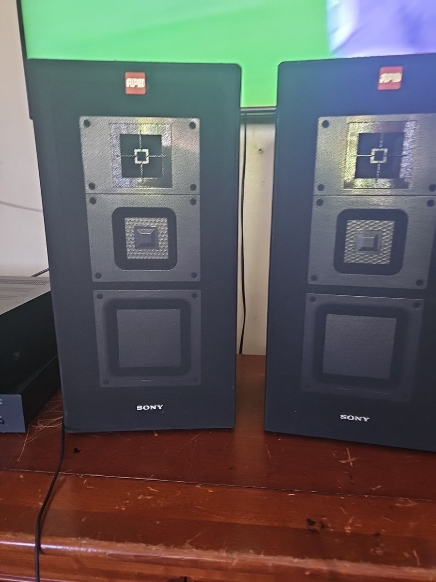 SONY APM 2Wayスピーカーシステム 25W(NOM) 50W(MAX) Sony Speakers Apm X250 | eBay