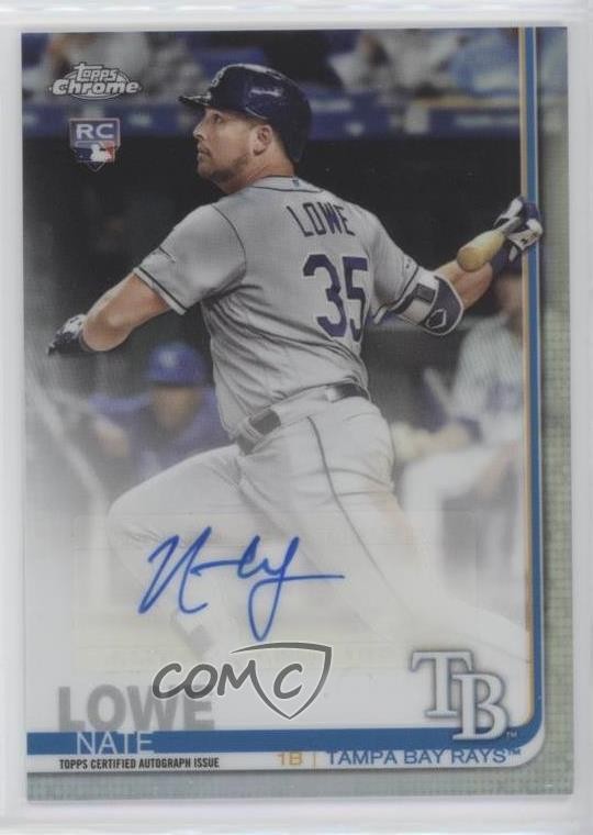 2019 Topps Chrome Update Target Auto Nate Lowe #CUA-NLO Auto j9w