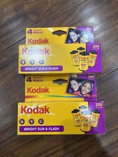 Kodak Bright Sun Flash 200 35mm Color Print Film EXP 2006 4 Pack X2
