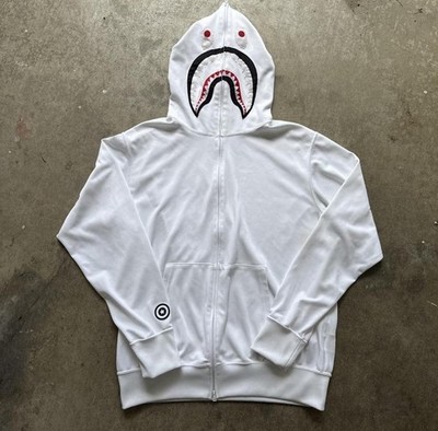 A Bathing Ape ホワイトジャージ Sサイズ All White Bape Full Zip Hoodie Size Xl Fits L ,A Bathing Ape | eBay