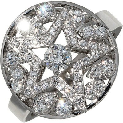 Chanel Komet Ring Diamant 750WG US#6-3/4~7-1/4 P0067433