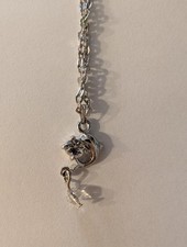 N16 Childrens Necklace Jewelry W/Stone Dolphin