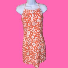 vintage y2k it girl summer dress, halter style jodi kristopher size small