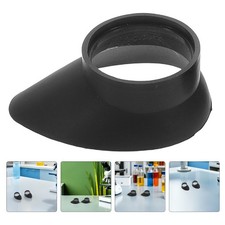 4Pcs Rubber Microscope Eyepiece Covers Protective Lens Guards Black
