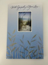 American Greetings Sympathy Card With Sympathy In Your Loss Foil Accents