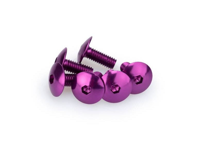 Puig Purple M6 Domed Screws 15mm x 6