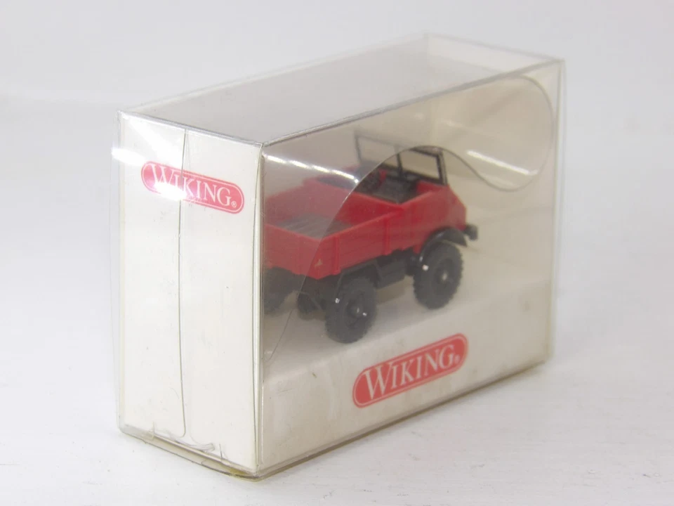 Wiking 1:87 Werbemodell - Unimog 411 rot - Unimog 7 - OVP - Bild 2 von 4